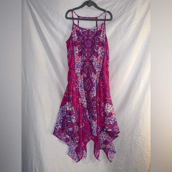 The Children's Place Pink and Purple Casual Dress - Picture 2 of 4